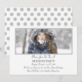 Minimalistische Feiertagsfeier Einladung (Vorne/Hinten)