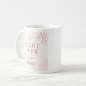 Minimalistische feminine Kaffeetasse (Vorderseite Links)