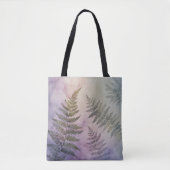 Minimalistische Fern Leaf Tote Bag Tasche (Vorderseite)
