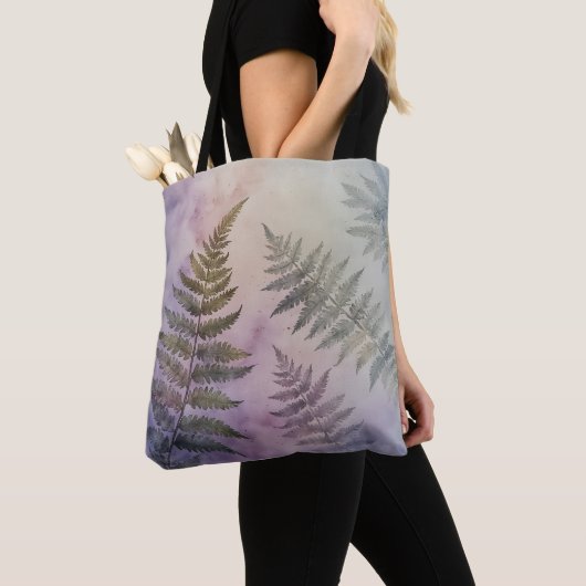 Minimalistische Fern Leaf Tote Bag Tasche (Von Nahem)