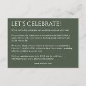 Minimalistische fette Textmarkierungen Hochfahren Begleitkarte (Vorderseite)