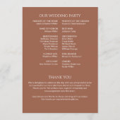 Minimalistische fette Textmarkierungen Hochfahren Programm (Rückseite)