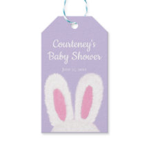 Minimalistische, flauschige Babydusche