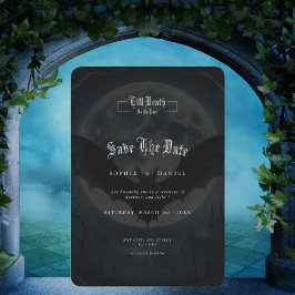 Minimalistische Fledermauseihe Save The Date