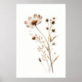 Minimalistische Florenz Poster (Vorne)