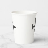 Minimalistische Flugzeug-Flugzeuge Fly Airways Pappbecher (Rechts)
