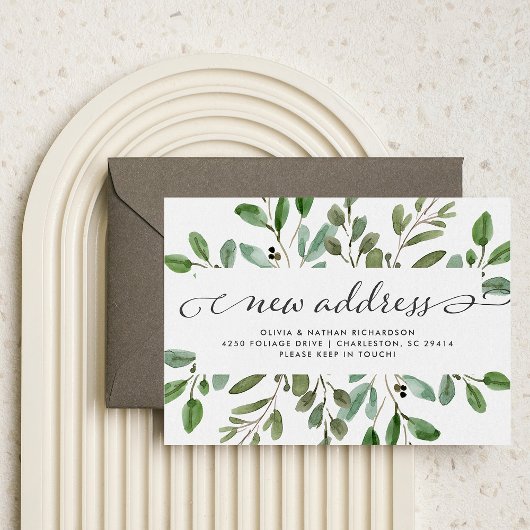 Minimalistische Foliage | Ankündigung der Beförder