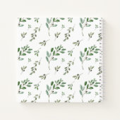 Minimalistische Foliage Notizblock (Rückseite)