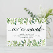 Minimalistische Folien, die wir verschoben haben Ankündigung (Stehend Vorderseite)