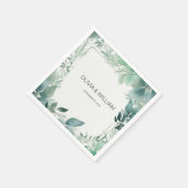 Minimalistische Folien Serviette (Ecke)