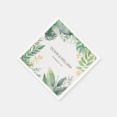 Minimalistische Folien Serviette (Ecke)