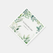 Minimalistische Folien Serviette (Ecke)