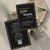 Minimalistische formelle Hochzeit im Smoking-Stil
