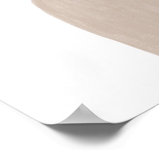 Minimalistische Formen Abstrakte Kunstdrucke Poster (Ecke)