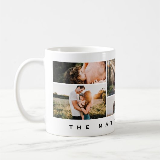 Minimalistische FotoCollage Kaffeetasse (Links)