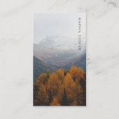 Minimalistische Fotografie Foto Social Media Visitenkarte (Vorderseite)