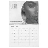 Minimalistische Fotografie Inspirationswand Kalender (Mär 2026)