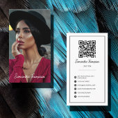 Minimalistische Fotografie Volles Foto Modernste Visitenkarte