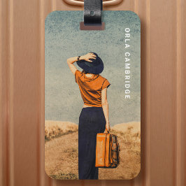 Minimalistische Fotografie Vollständiges Foto Einf Gepäckanhänger