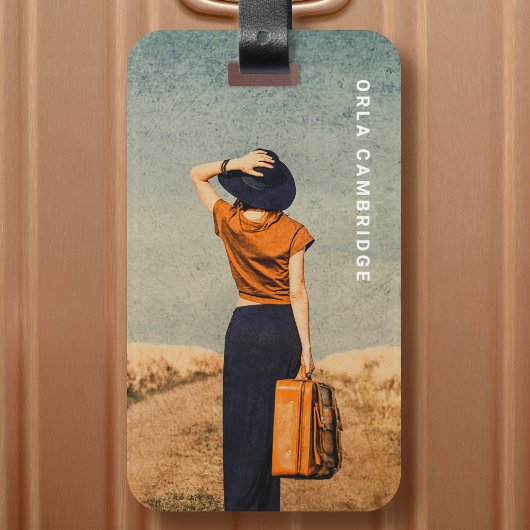 Minimalistische Fotografie Vollständiges Foto Einf Gepäckanhänger