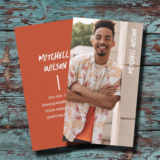 Minimalistische Fotografie Vollständiges Foto Einf Visitenkarte