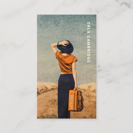 Minimalistische Fotografie Vollständiges Foto Einf Visitenkarte (Vorderseite)