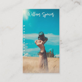 Minimalistische Fotografie Vollständiges Foto Visitenkarte