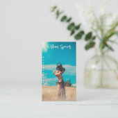 Minimalistische Fotografie Vollständiges Foto Visitenkarte (Stehend Vorderseite)