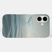 Minimalistische fotorealistische Kontur Case-Mate iPhone Hülle (Rückseite (Horizontal))