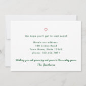 Minimalistische Fotos, die wir bewegten Ankündigun Ankündigung (Rückseite)