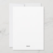 Minimalistische Fotos Erste Weihnachten als Mr. un (Rückseite)