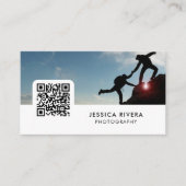 Minimalistische Freelance Fotograf-Kontaktkarte Visitenkarte (Vorderseite)