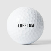 Minimalistische Freiheit  Golfball (Vorderseite)