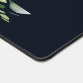 Minimalistische Friedliche Blätter Schreibtischunterlage (Ecke)