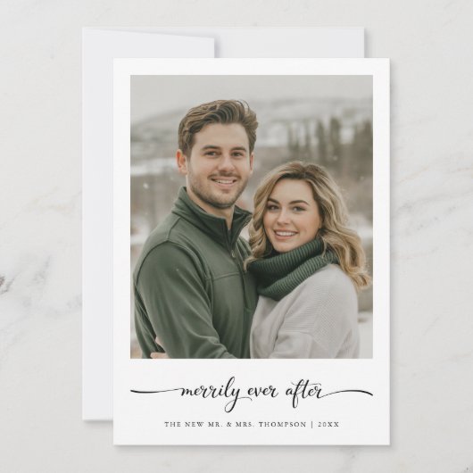 Minimalistische frohe Ever nach Weihnachten Spaß F (Vorderseite)