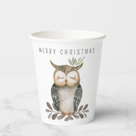 Minimalistische frohe Weihnachtsschale Pappbecher