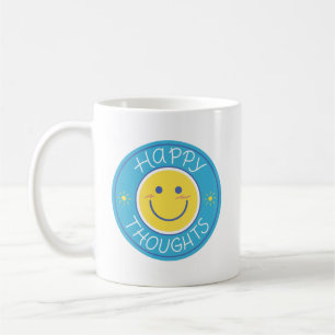 Minimalistische fröhliche Lebhaftigkeit Kaffeetasse