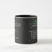 Minimalistische Funktion startDay() Entwickler-Wit Tasse (Zentrum)