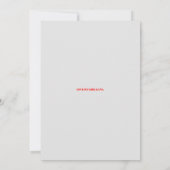 Minimalistische Galentinische Einladungskarte Einladung (Rückseite)