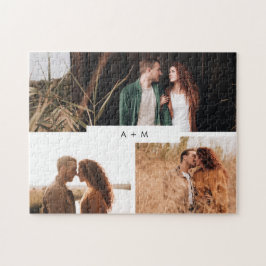 Minimalistische Galerie mit 3 Fotos Puzzle