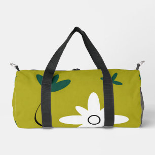 Minimalistische Gänseblumenblüten-Abstrakte Botani Duffle Bag
