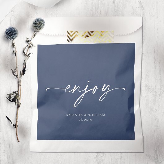 Minimalistische Gastgeschenk Hochzeit Geschenktütchen