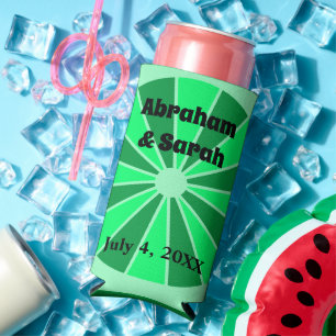 Minimalistische Gastgeschenke Hochzeiten der Somme Selters Dosenkühler