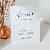 Minimalistische Gastgeschenke Hochzeiten für Elega Sockelschild