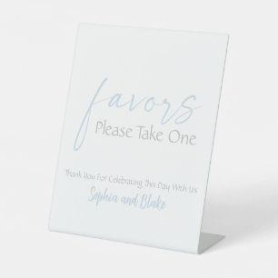 Minimalistische Gastgeschenke Hochzeiten - Schild