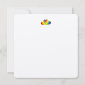 Minimalistische Gay Weihnachten (Rückseite)