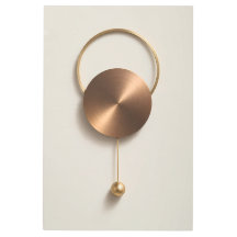 Minimalistische, gebürstete Bronze-Skulptur-Metall