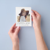 Minimalistische Gedenkfeier Flyer (Gruppe)