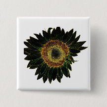 Minimalistische gelbe Neon-Sonnenblumen-Blumenkuns