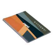 Minimalistische Geometrie Abstrakt Notizblock (Rechte Seite)